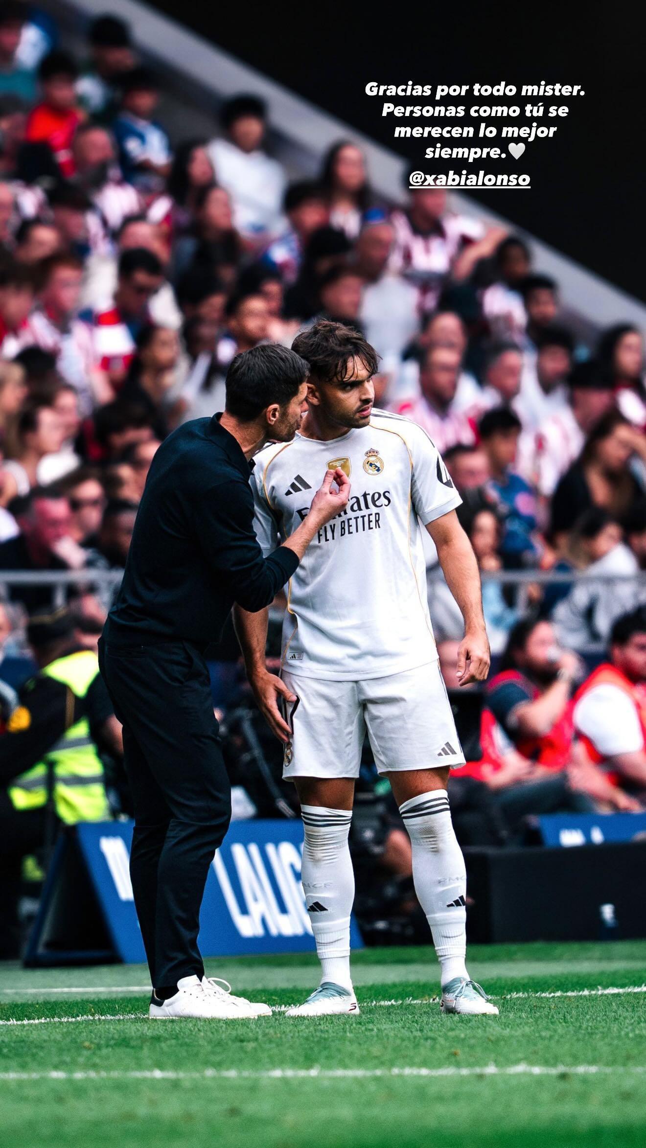 阿森西奥告别阿隆索：感谢你的一切，你永远值得拥有最好的